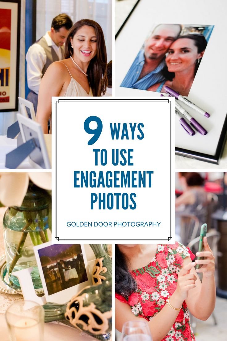 9 Ways to Use Your Engagement Photos - Golden Door Photography
